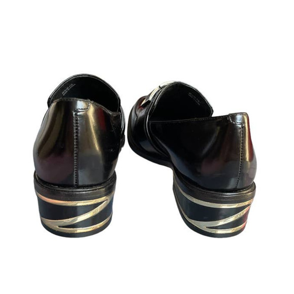 NWOT Rachel Zoe Womens Patent Leather Slip-On Loafers Shoes Size 7US Black - Picture 6 of 8